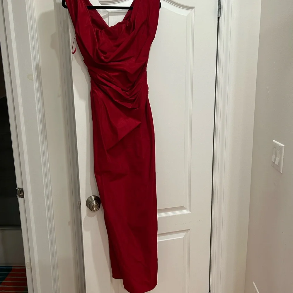 Staud Andrea Red Evening Dress - Picture 2 of 4